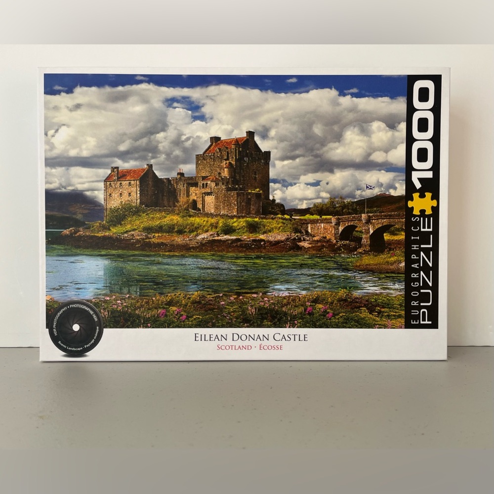 2/$20 Eurographics 1000 Piece Puzzle - Eilean Donan Castle Scotland